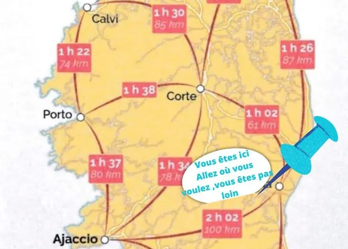 Casasantellix Appartement Prunelli-di-Fiumorbo